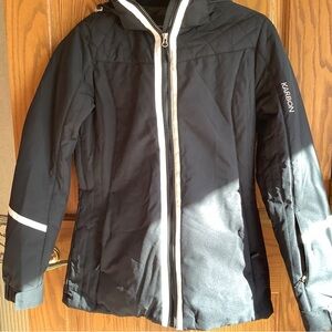 Karbon Ski Jacket.  Sz 8 Black /white